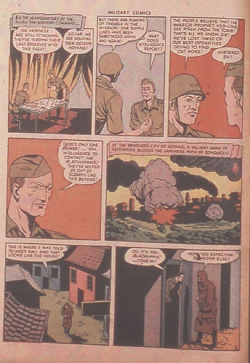 Military Comics #36 (Quality Comics), page 4. Public domain (US).