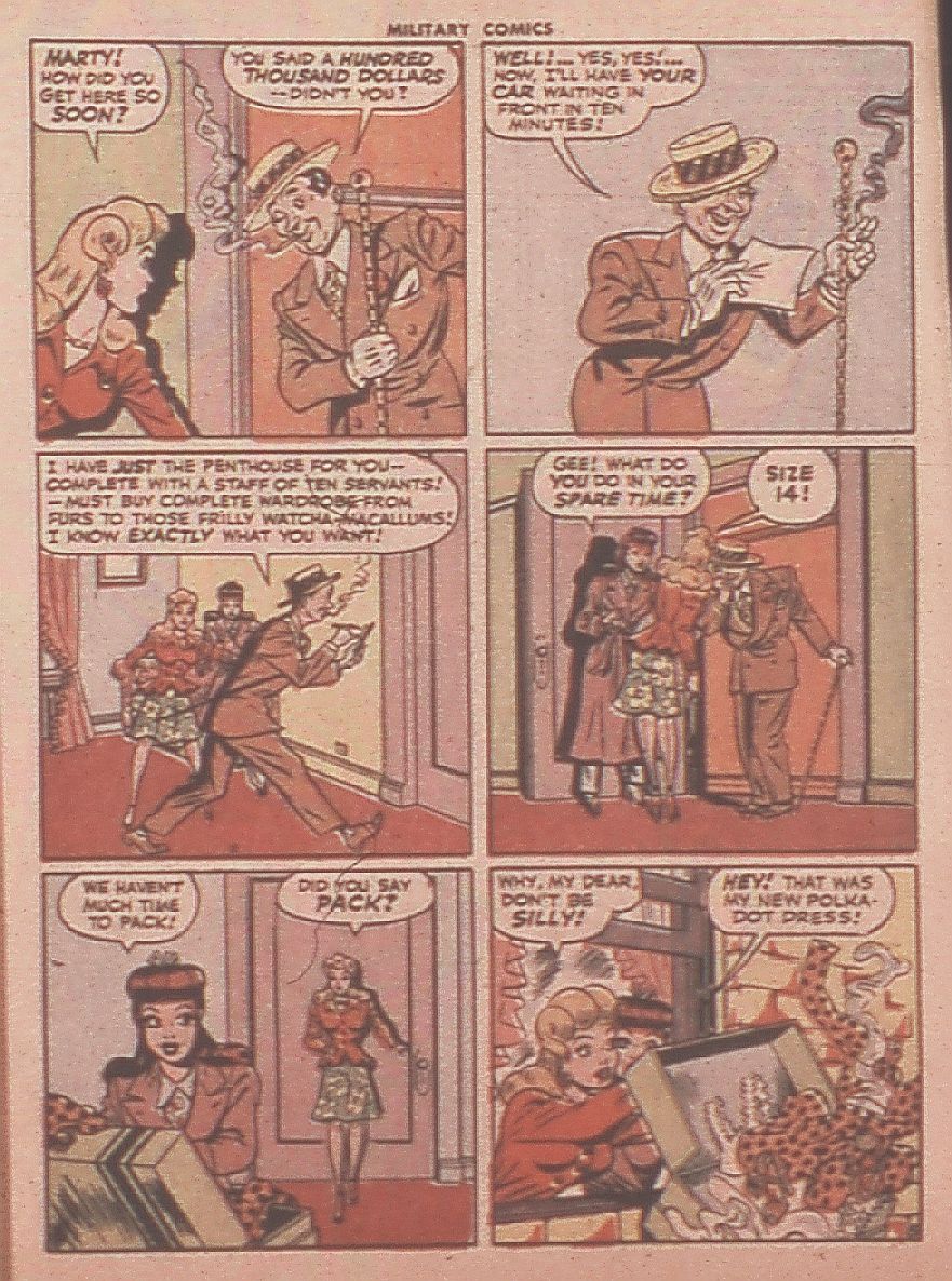 Military Comics #36 (Quality Comics), page 35. Public domain (US).