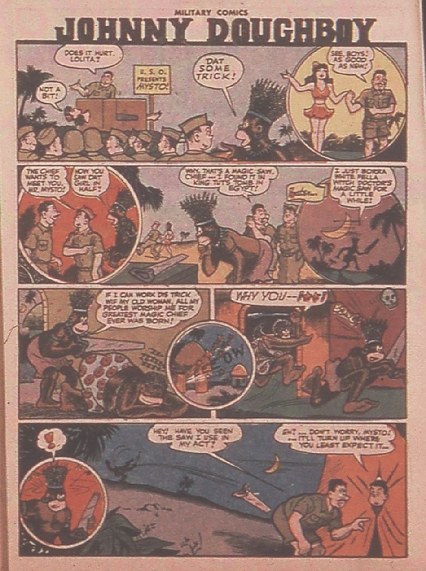Military Comics #36 (Quality Comics), page 39. Public domain (US).