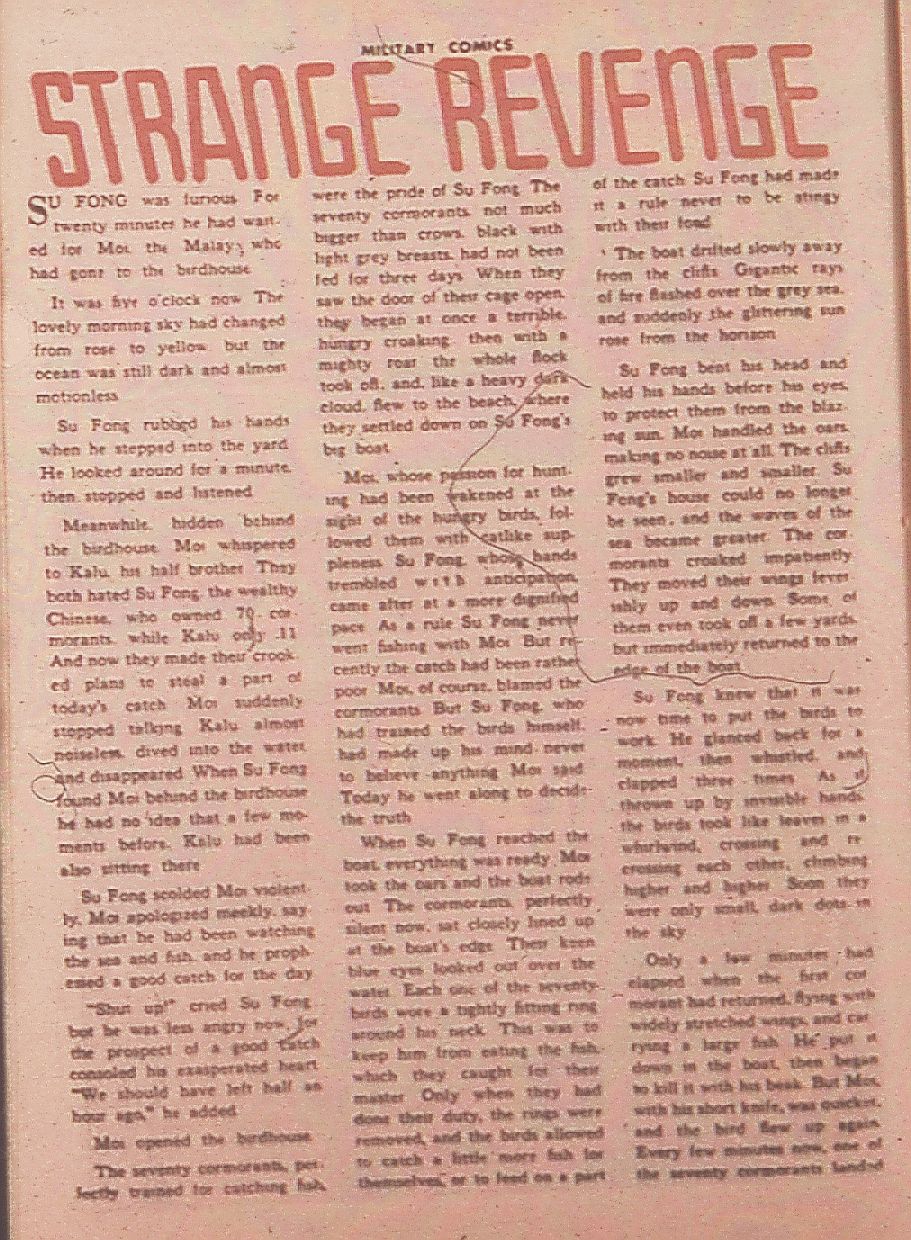 Military Comics #36 (Quality Comics), page 40. Public domain (US).