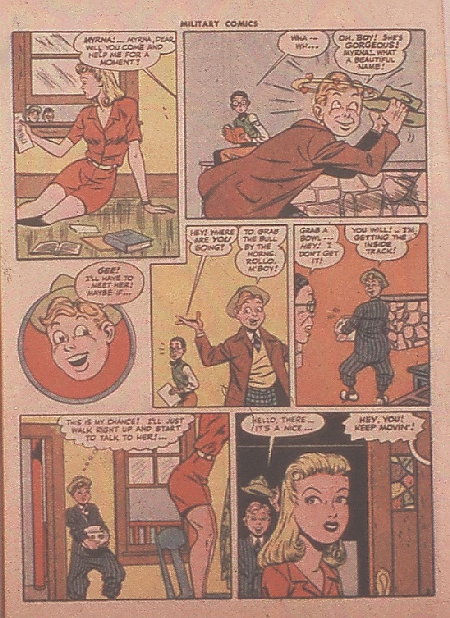 Military Comics #36 (Quality Comics), page 53. Public domain (US).