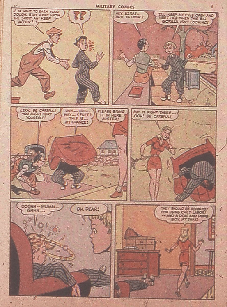 Military Comics #36 (Quality Comics), page 54. Public domain (US).