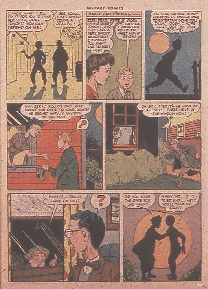 Military Comics #36 (Quality Comics), page 57. Public domain (US).