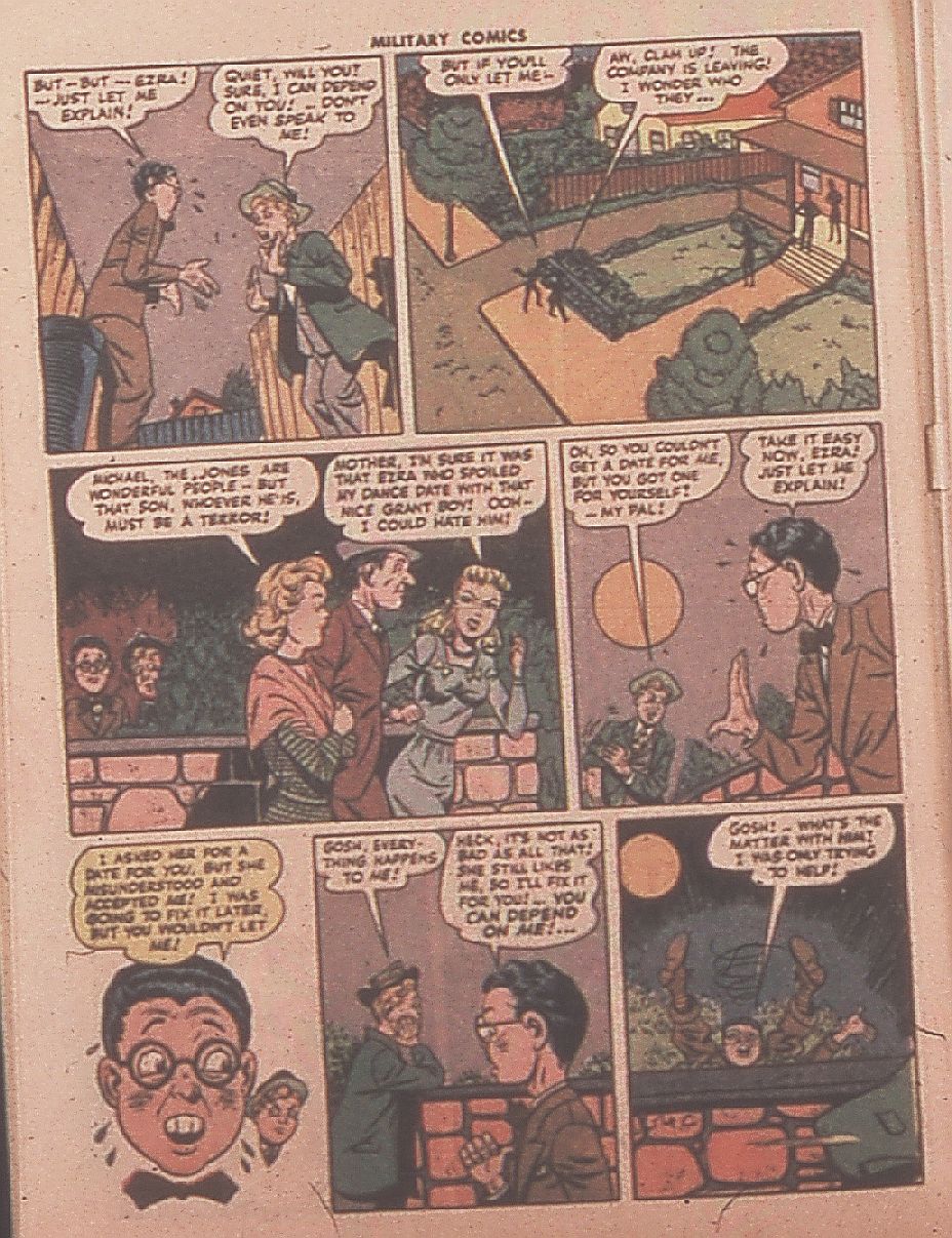 Military Comics #36 (Quality Comics), page 58. Public domain (US).