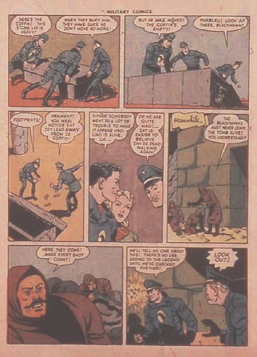 Military Comics #36 (Quality Comics), page 9. Public domain (US).