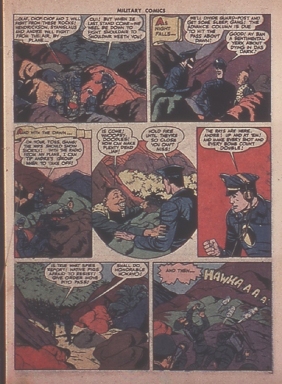 Military Comics #37 (Quality Comics), page 11. Public domain (US).
