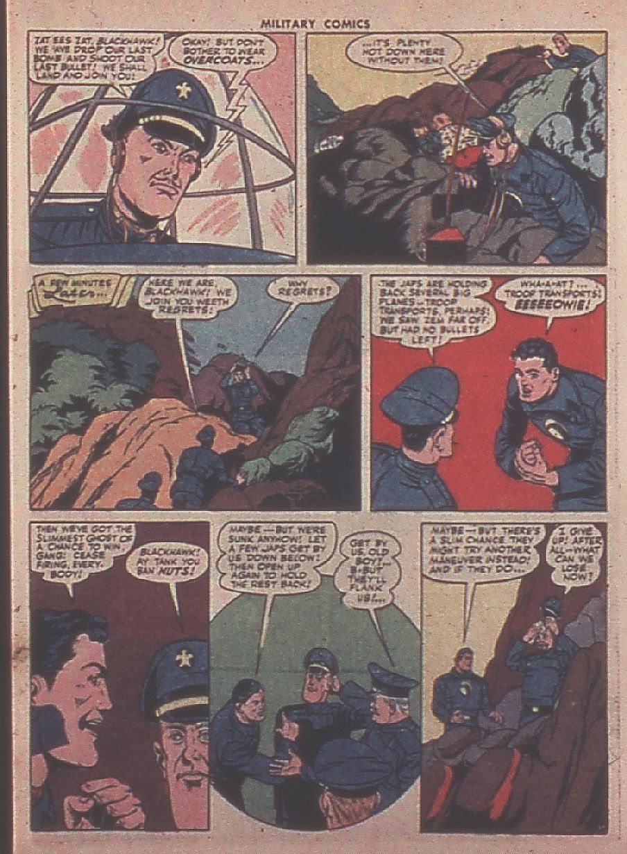 Military Comics #37 (Quality Comics), page 13. Public domain (US).