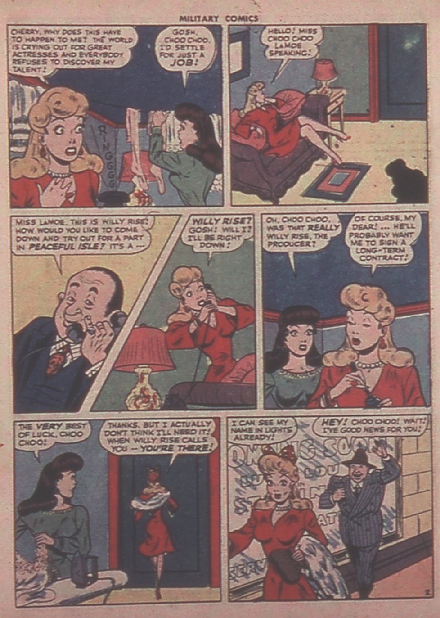 Military Comics #37 (Quality Comics), page 19. Public domain (US).