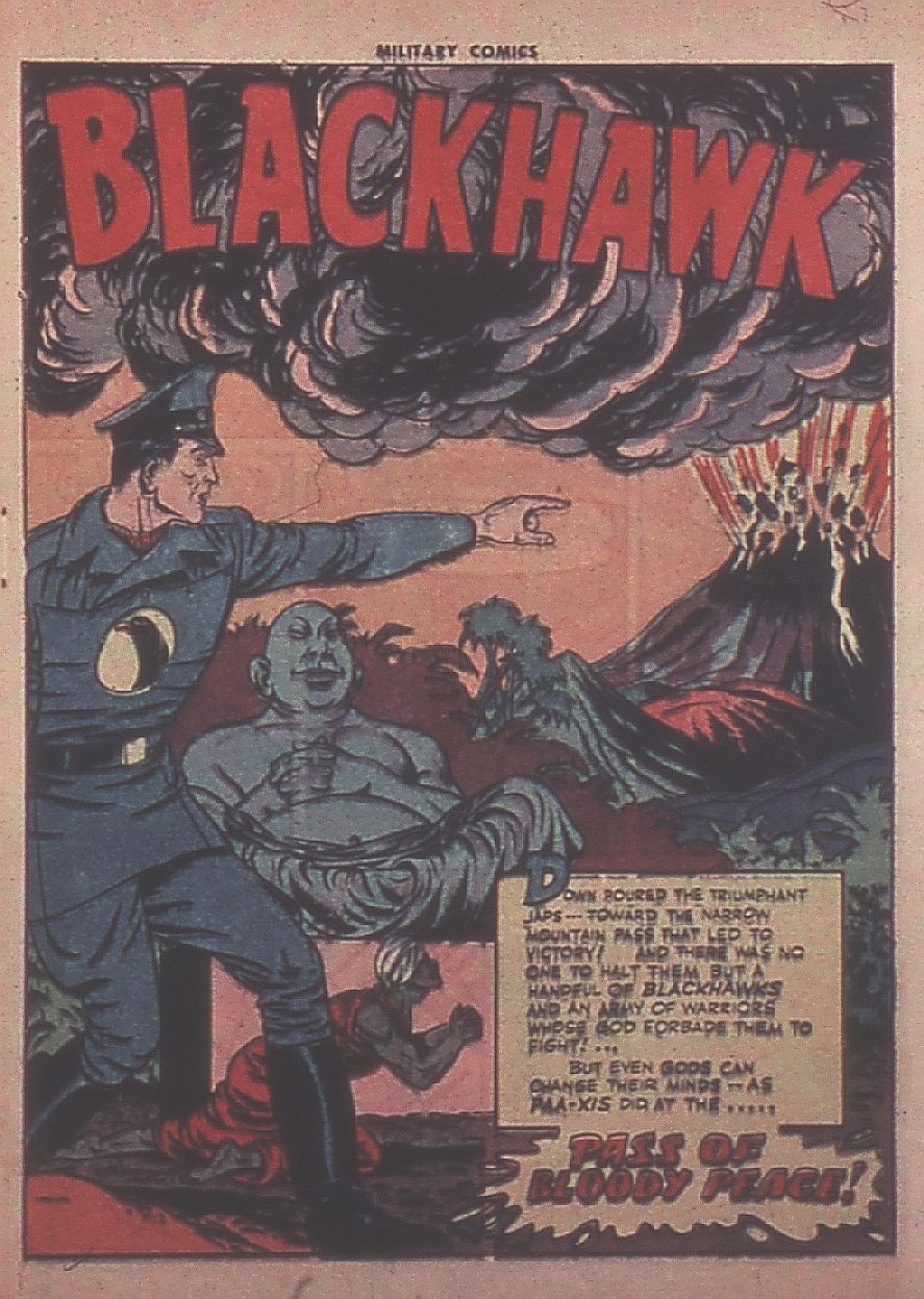 Military Comics #37 (Quality Comics), page 3. Public domain (US).