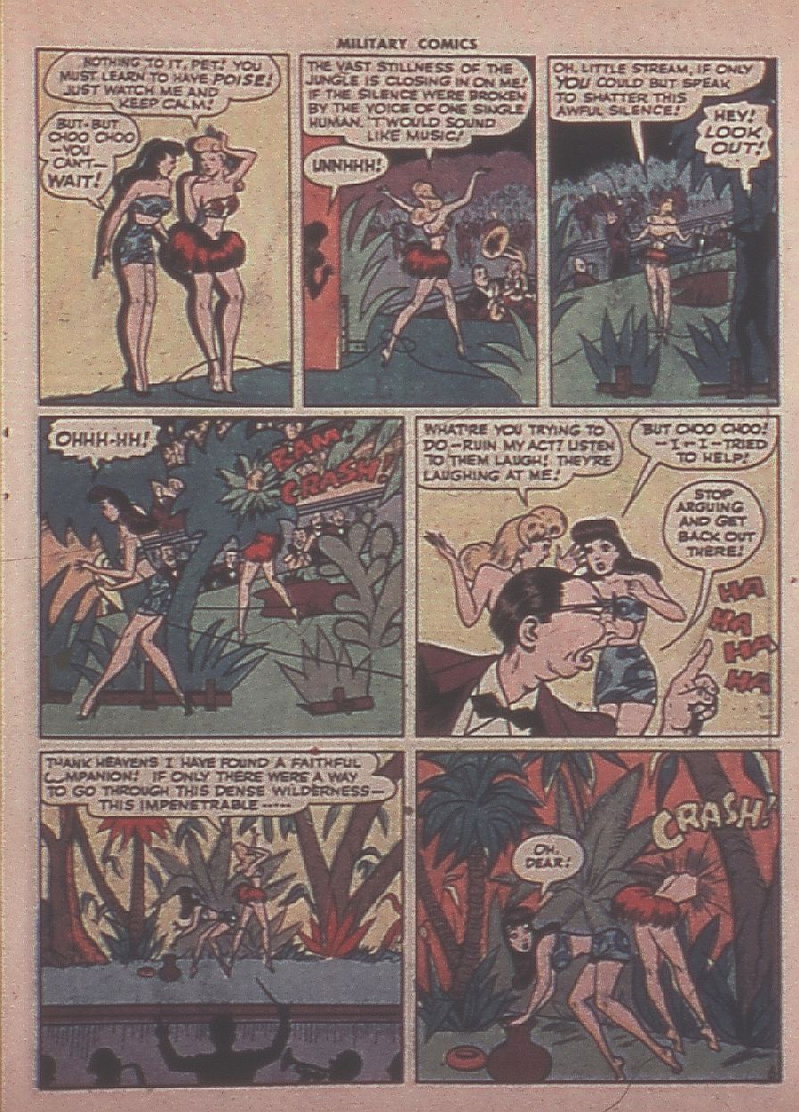 Military Comics #37 (Quality Comics), page 23. Public domain (US).