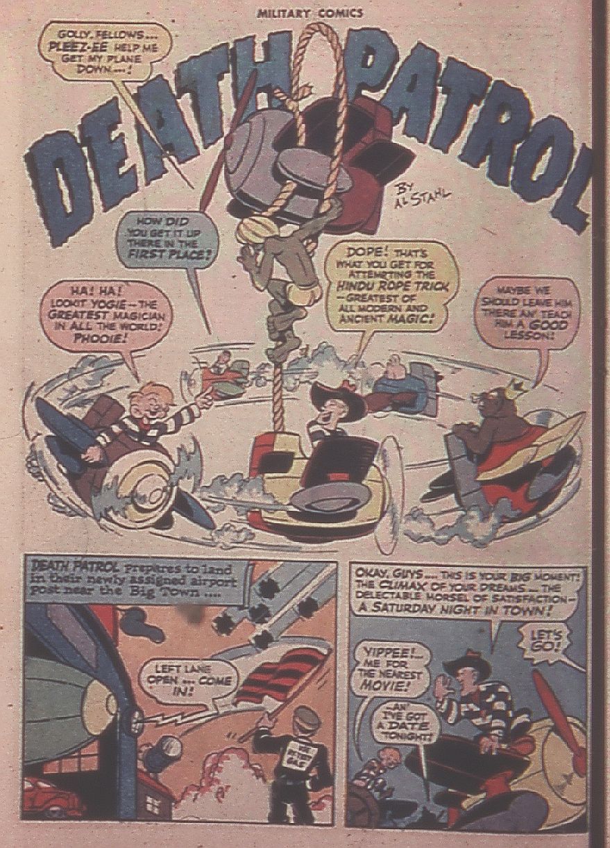 Military Comics #37 (Quality Comics), page 26. Public domain (US).