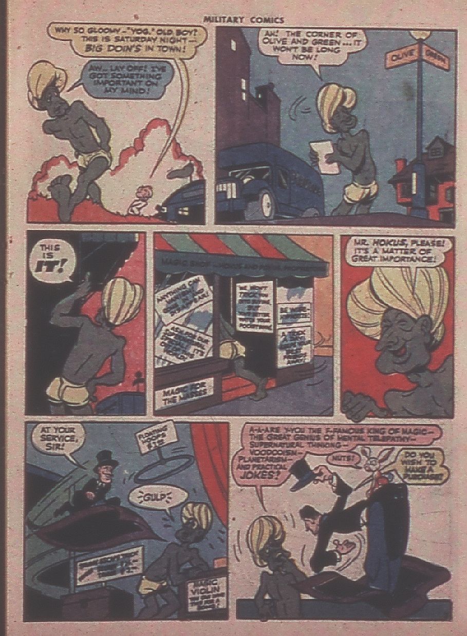 Military Comics #37 (Quality Comics), page 27. Public domain (US).