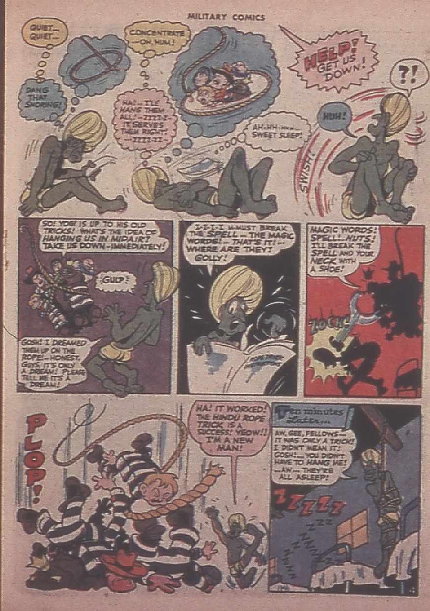 Military Comics #37 (Quality Comics), page 29. Public domain (US).