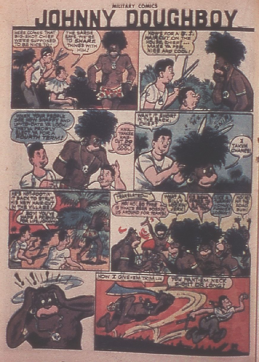 Military Comics #37 (Quality Comics), page 30. Public domain (US).