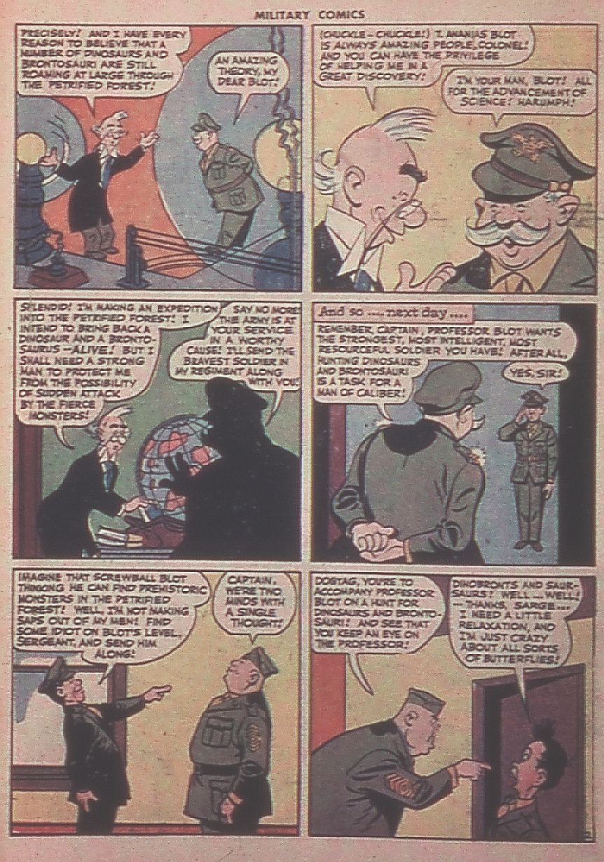Military Comics #37 (Quality Comics), page 32. Public domain (US).