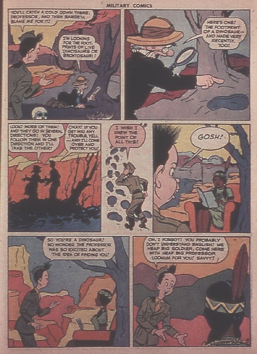 Military Comics #37 (Quality Comics), page 35. Public domain (US).