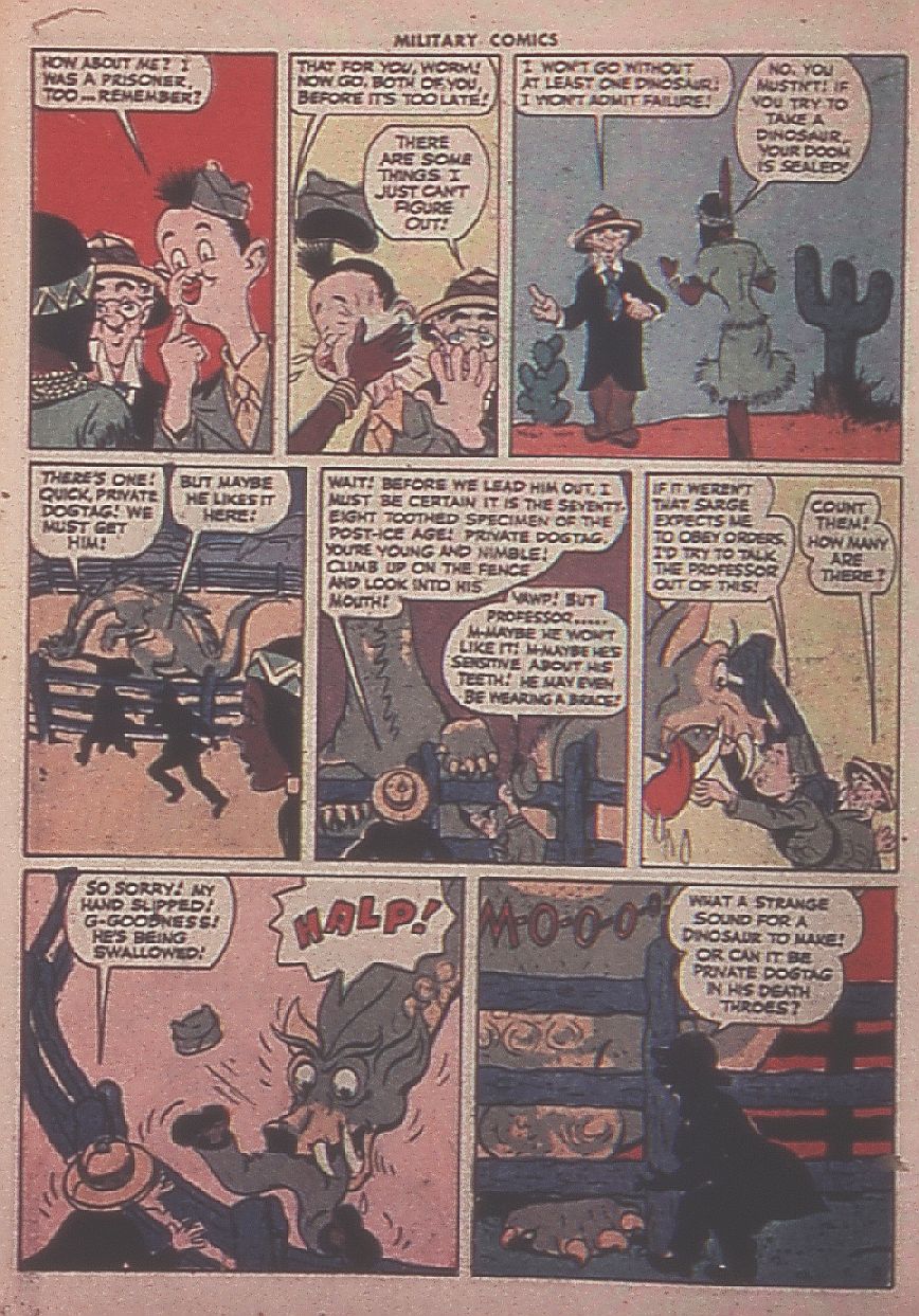 Military Comics #37 (Quality Comics), page 38. Public domain (US).
