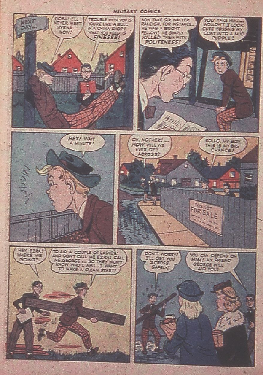 Military Comics #37 (Quality Comics), page 46. Public domain (US).