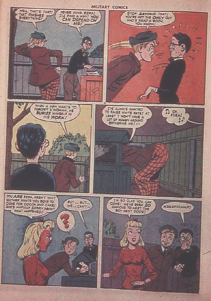 Military Comics #37 (Quality Comics), page 48. Public domain (US).