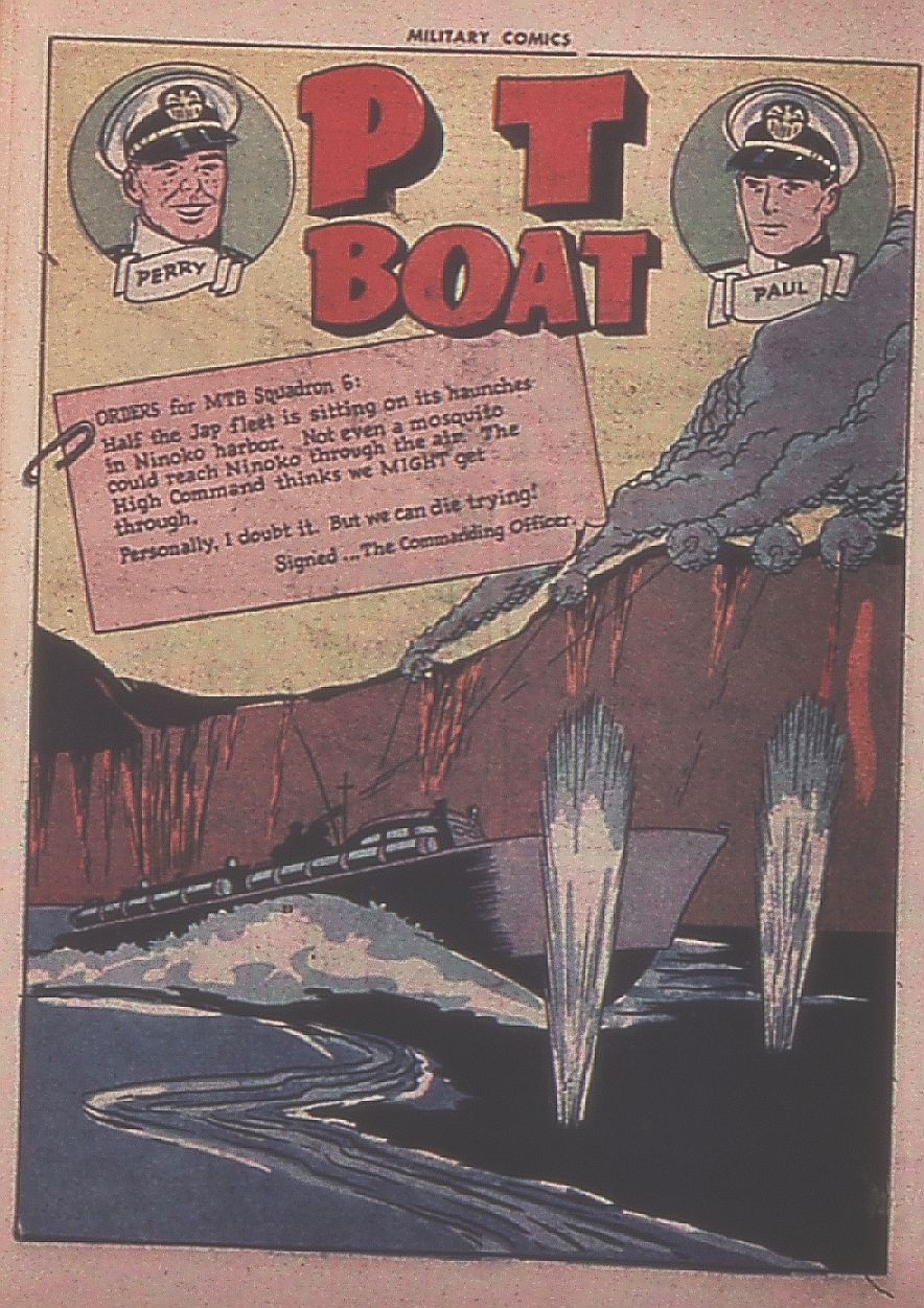 Military Comics #37 (Quality Comics), page 50. Public domain (US).