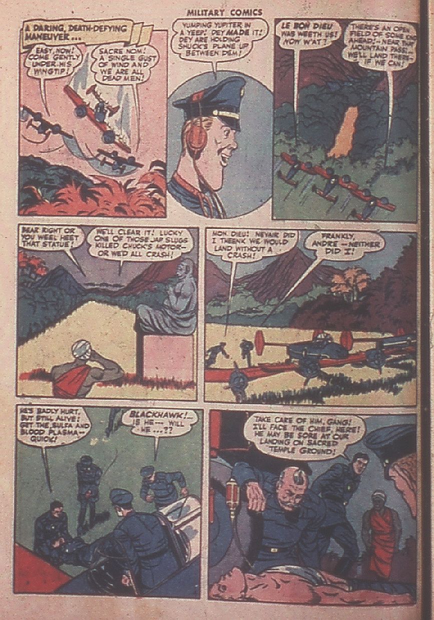Military Comics #37 (Quality Comics), page 6. Public domain (US).