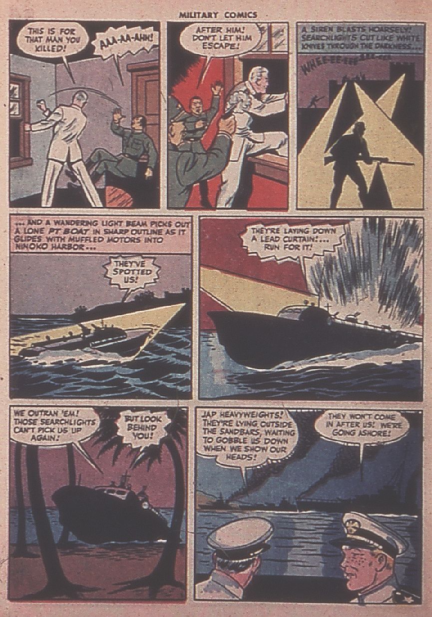 Military Comics #37 (Quality Comics), page 54. Public domain (US).