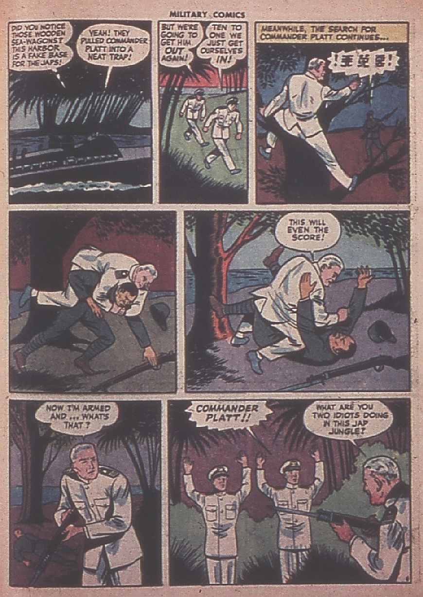 Military Comics #37 (Quality Comics), page 55. Public domain (US).