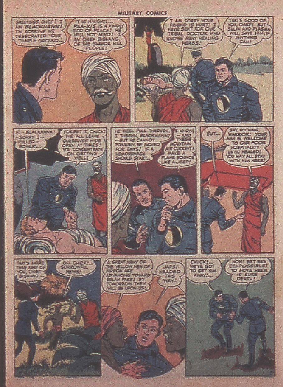 Military Comics #37 (Quality Comics), page 7. Public domain (US).