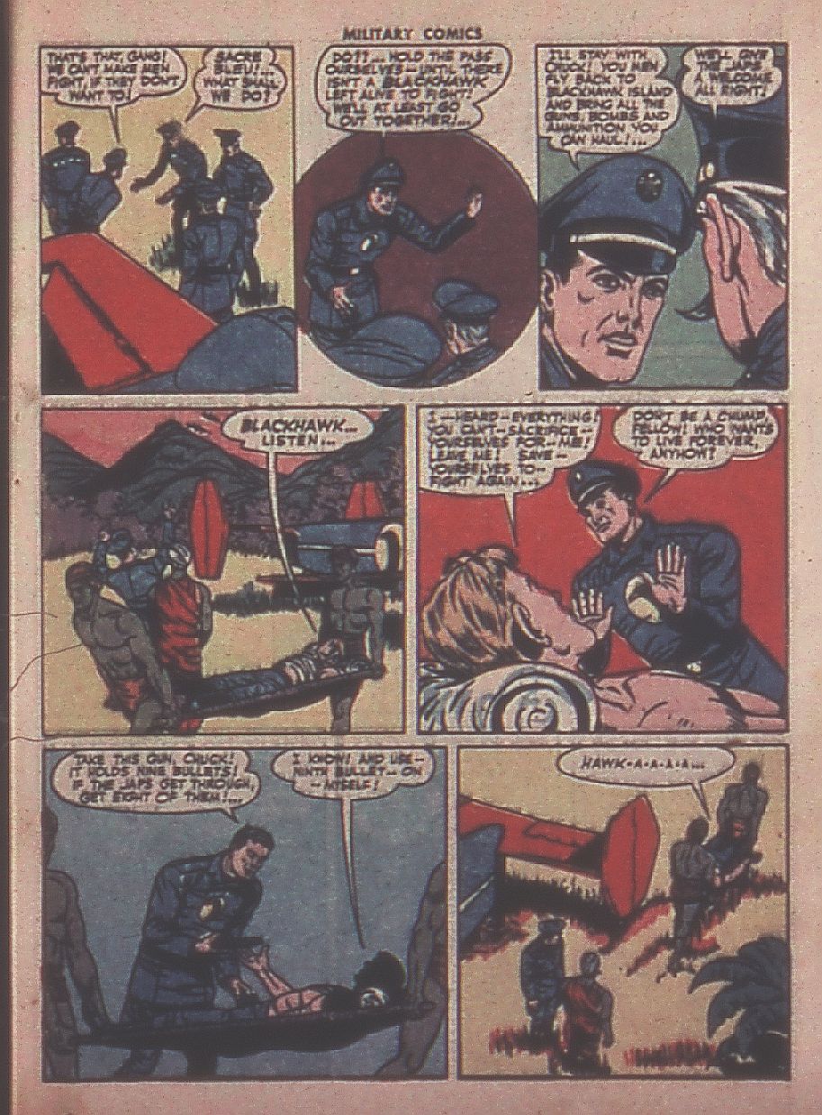 Military Comics #37 (Quality Comics), page 9. Public domain (US).