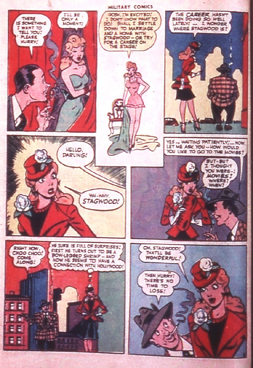 Military Comics #38 (Quality Comics), page 20. Public domain (US).