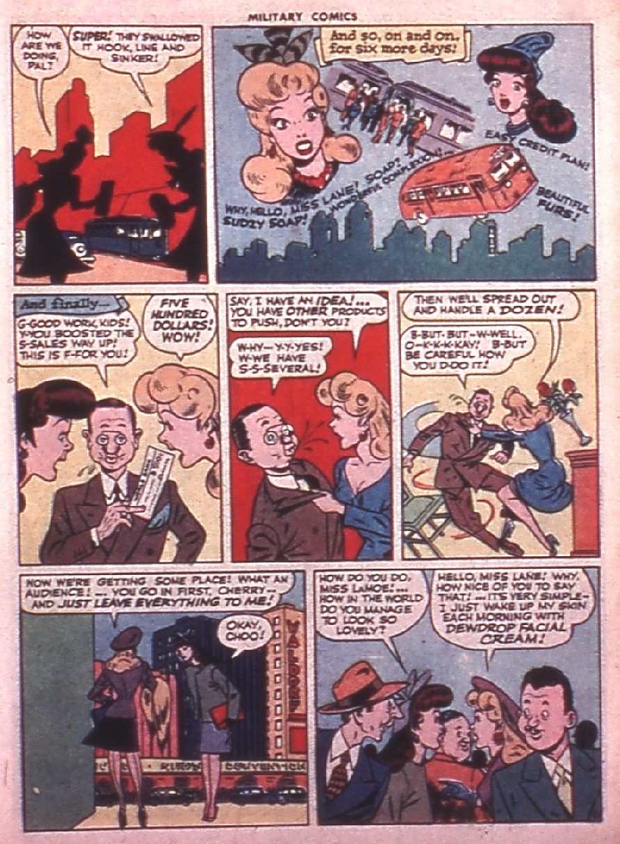 Military Comics #38 (Quality Comics), page 23. Public domain (US).