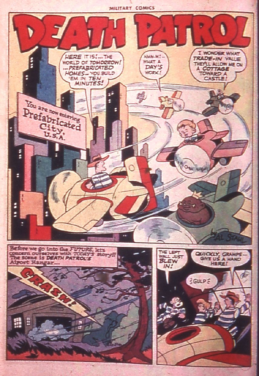 Military Comics #38 (Quality Comics), page 26. Public domain (US).