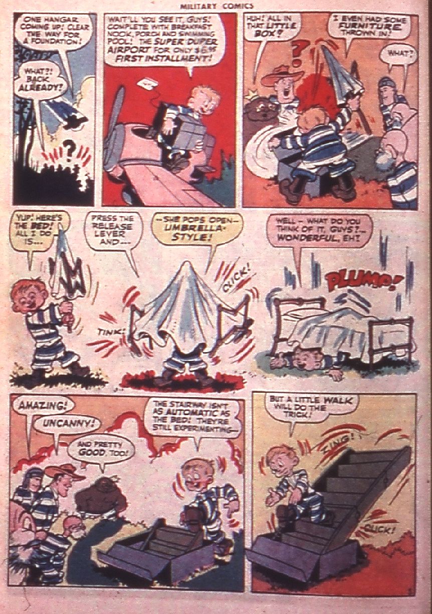 Military Comics #38 (Quality Comics), page 28. Public domain (US).