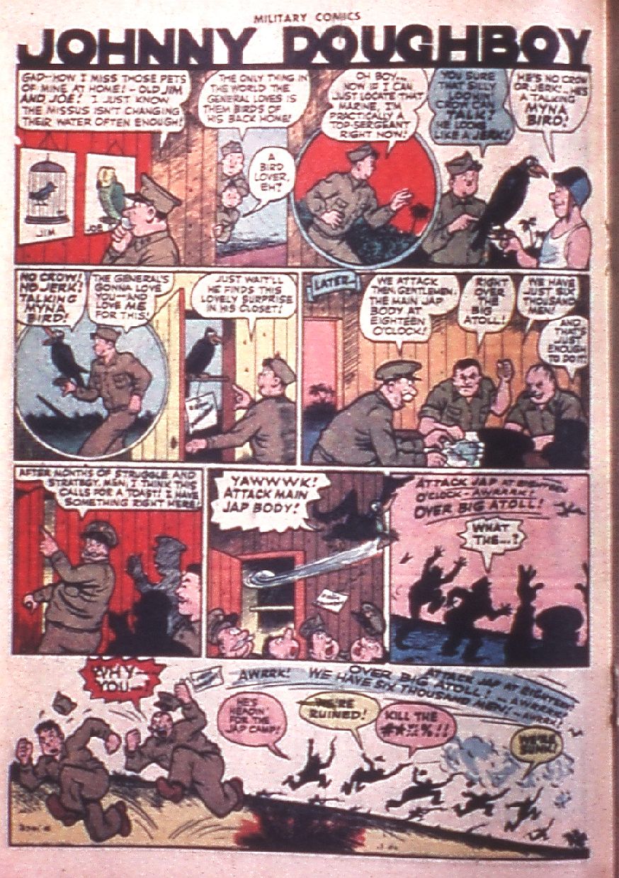 Military Comics #38 (Quality Comics), page 30. Public domain (US).