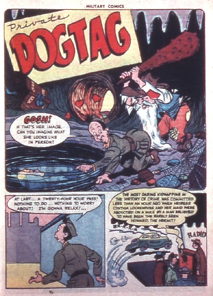 Military Comics #38 (Quality Comics), page 31. Public domain (US).