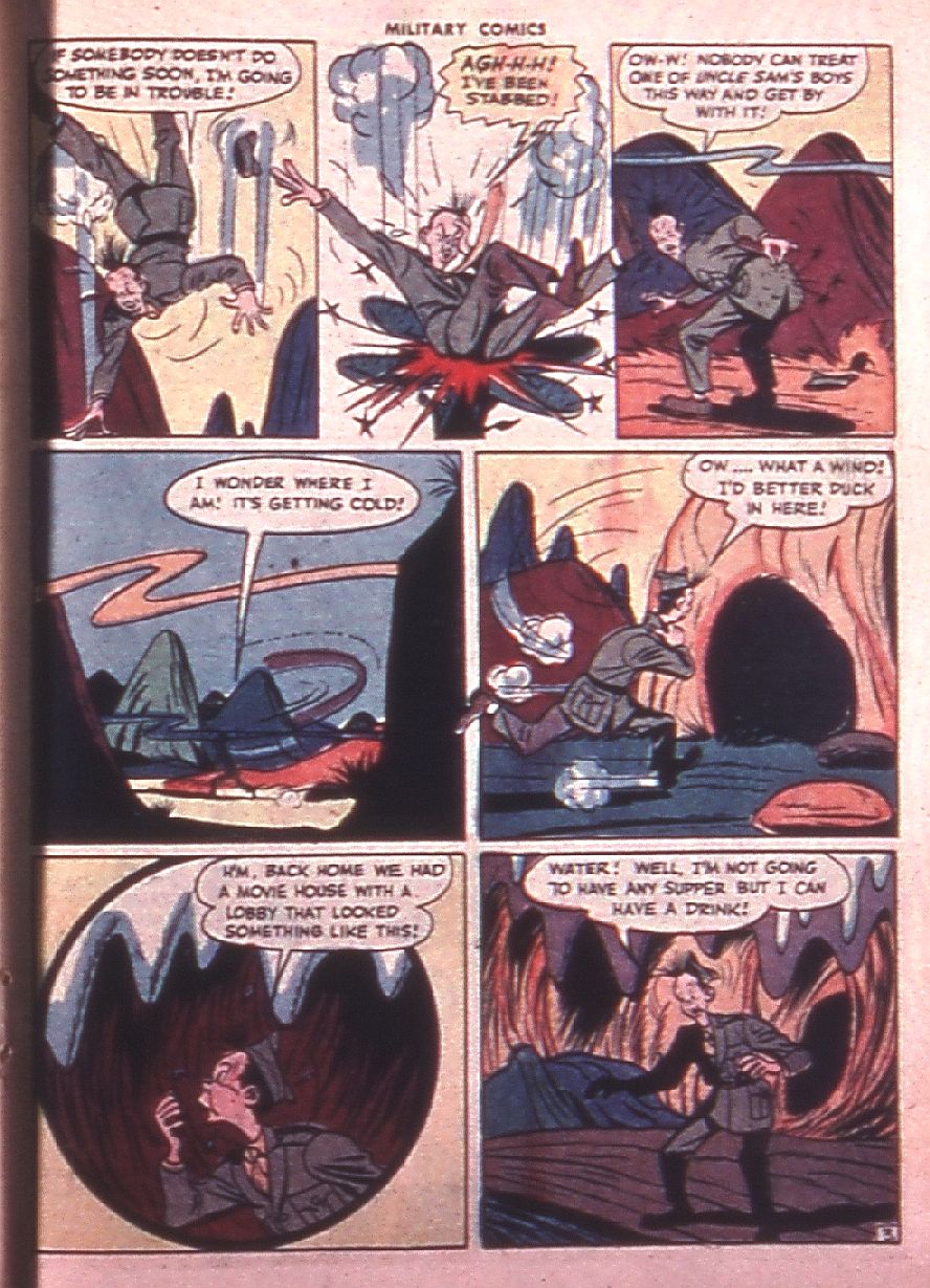 Military Comics #38 (Quality Comics), page 33. Public domain (US).