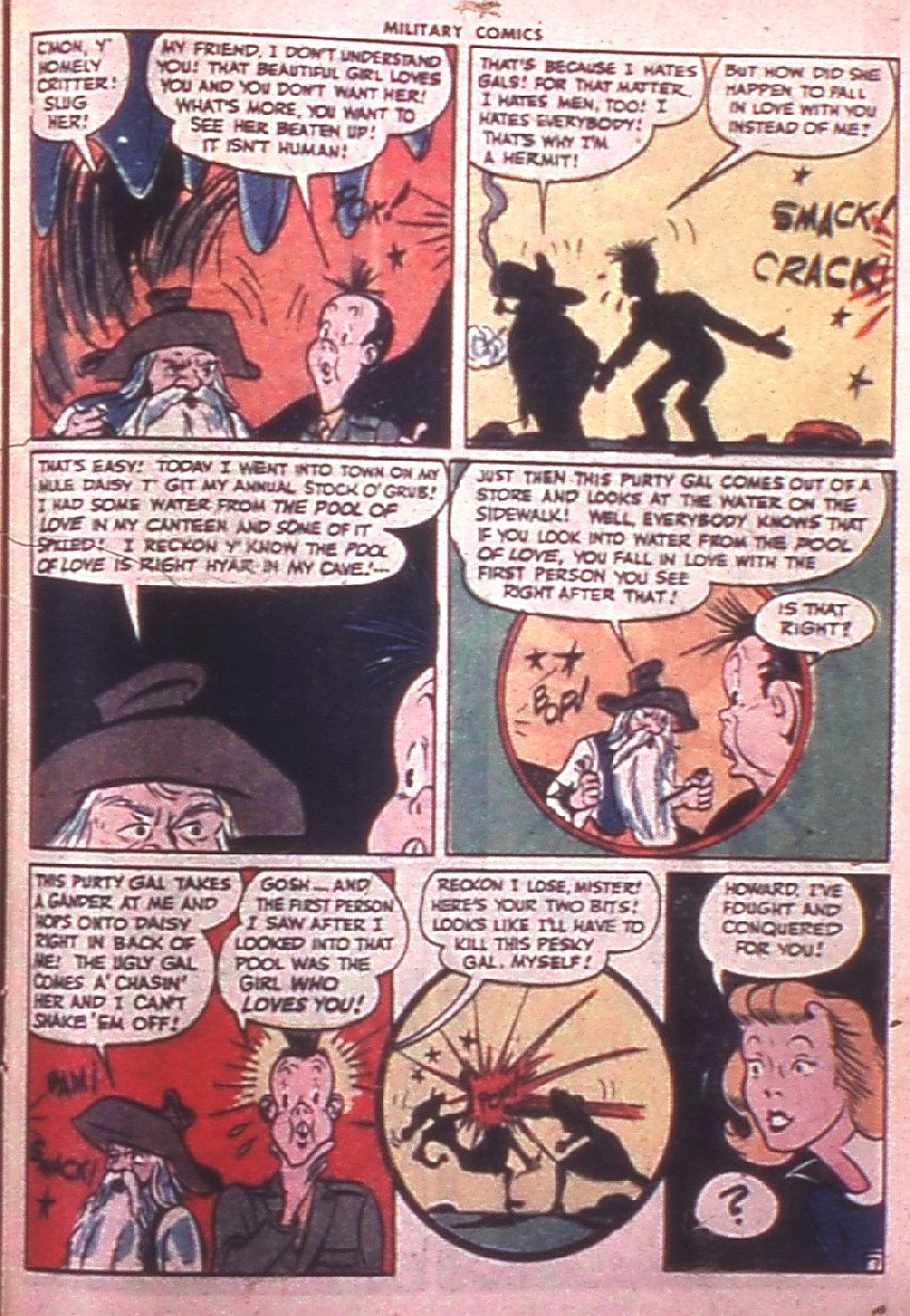 Military Comics #38 (Quality Comics), page 37. Public domain (US).