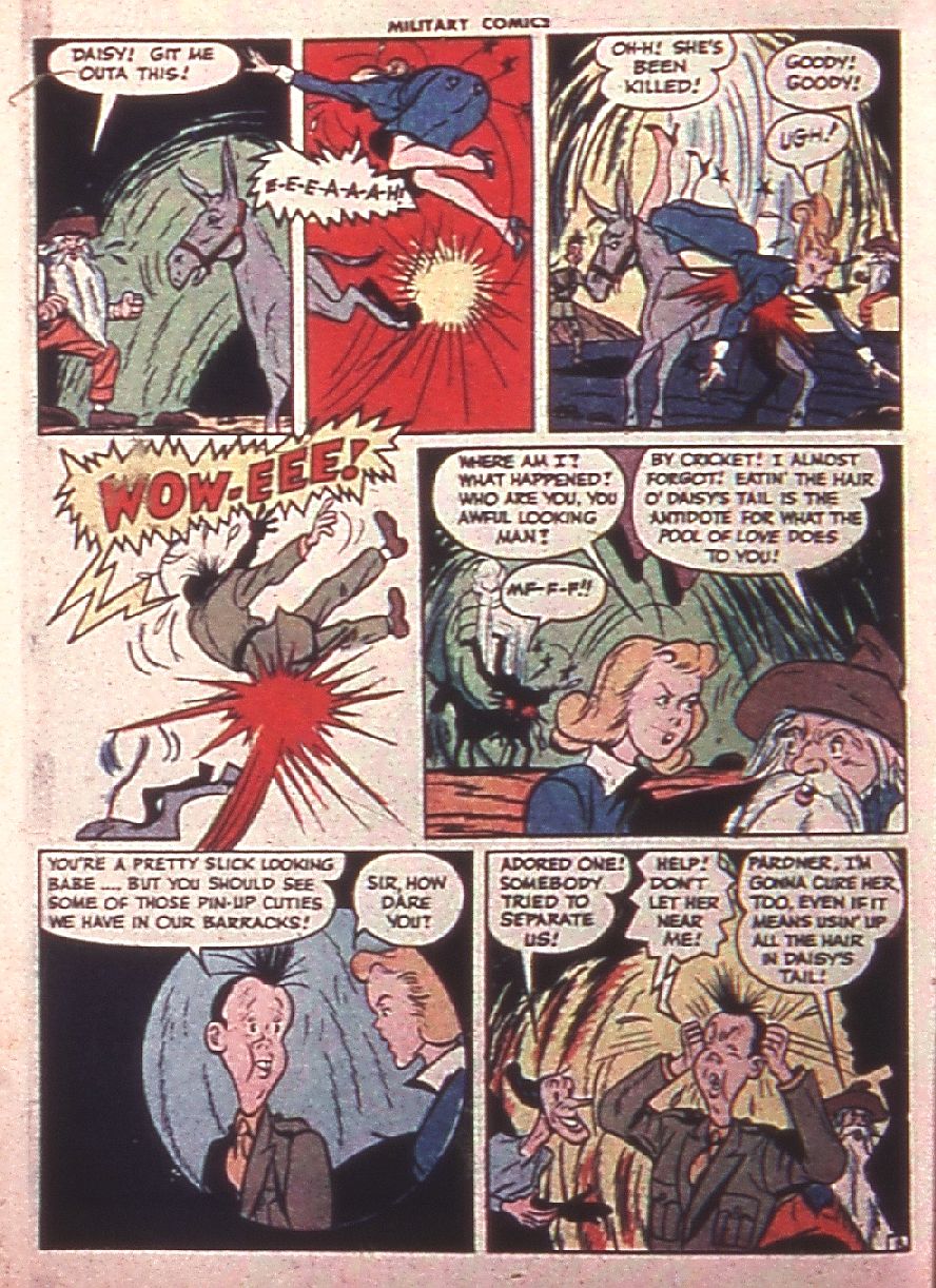 Military Comics #38 (Quality Comics), page 38. Public domain (US).