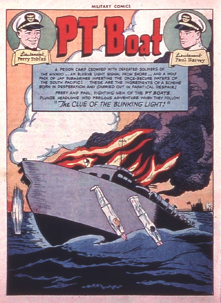Military Comics #38 (Quality Comics), page 42. Public domain (US).