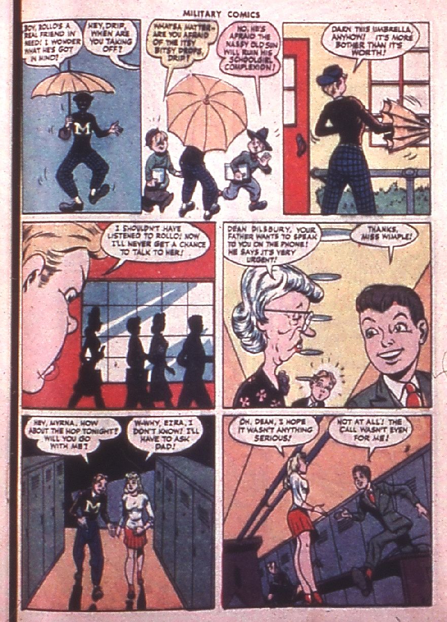 Military Comics #38 (Quality Comics), page 53. Public domain (US).