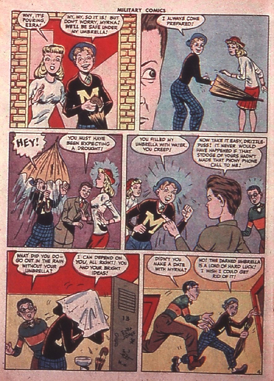 Military Comics #38 (Quality Comics), page 54. Public domain (US).