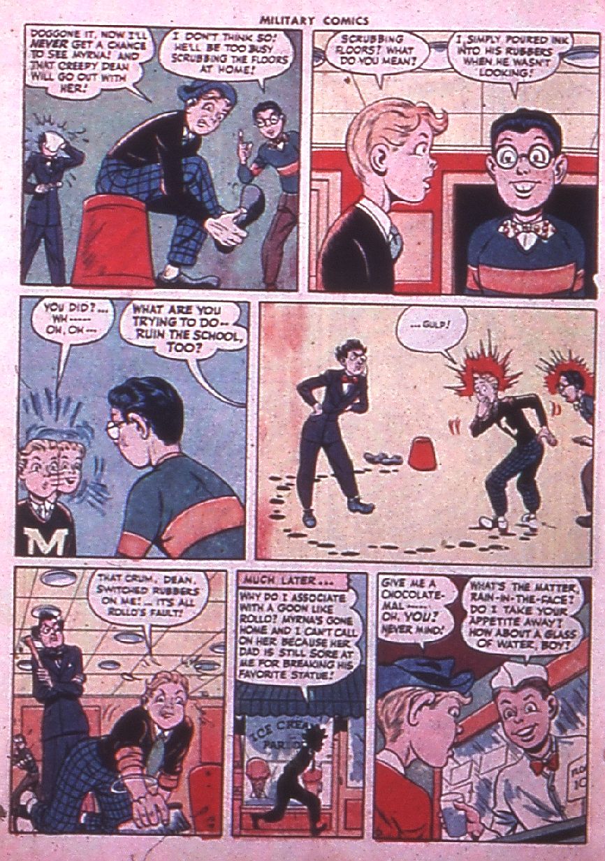 Military Comics #38 (Quality Comics), page 56. Public domain (US).