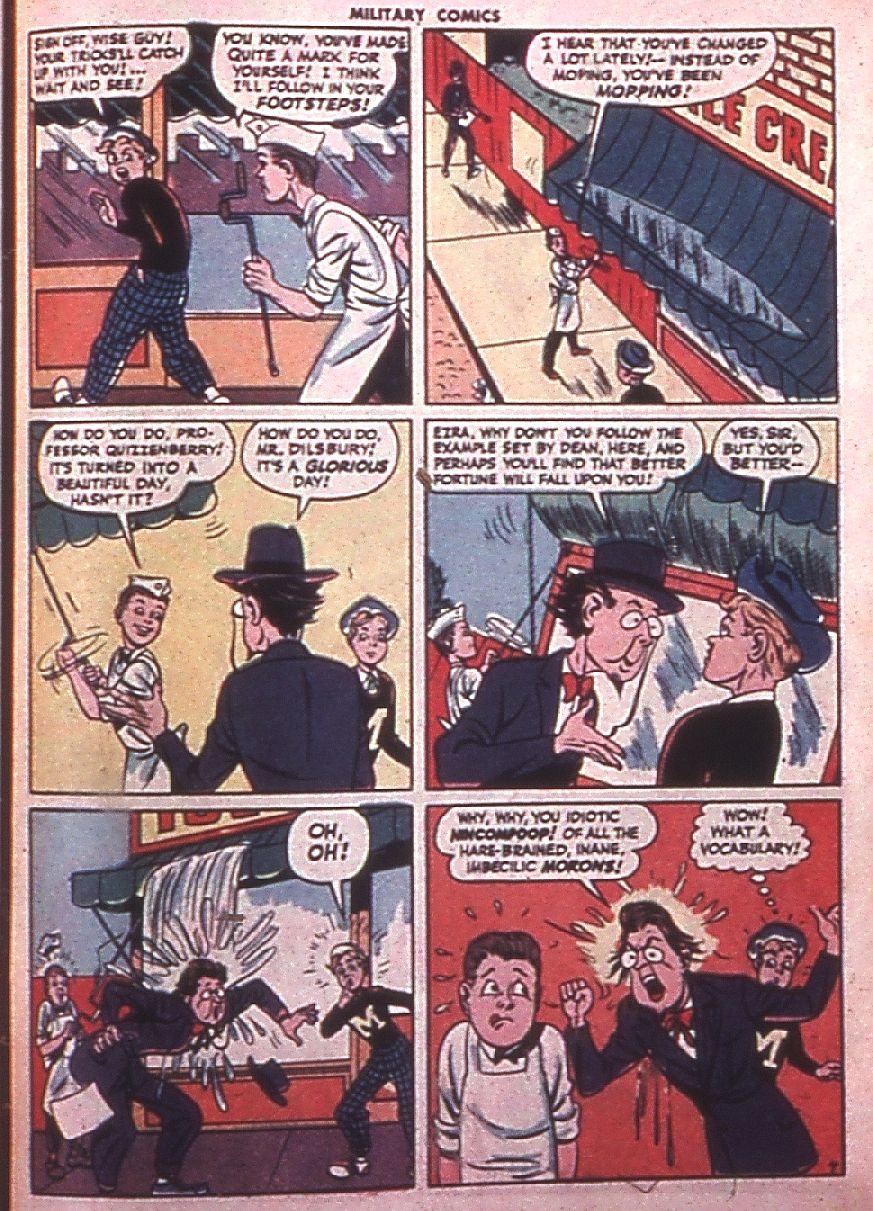 Military Comics #38 (Quality Comics), page 57. Public domain (US).
