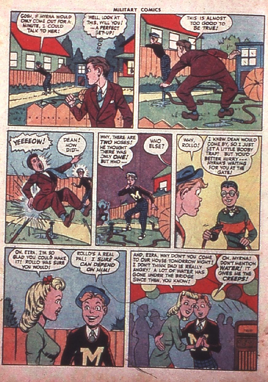 Military Comics #38 (Quality Comics), page 58. Public domain (US).