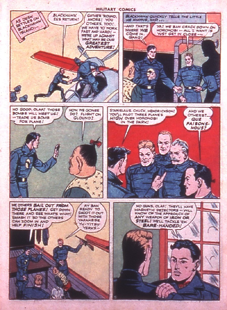 Military Comics #38 (Quality Comics), page 7. Public domain (US).