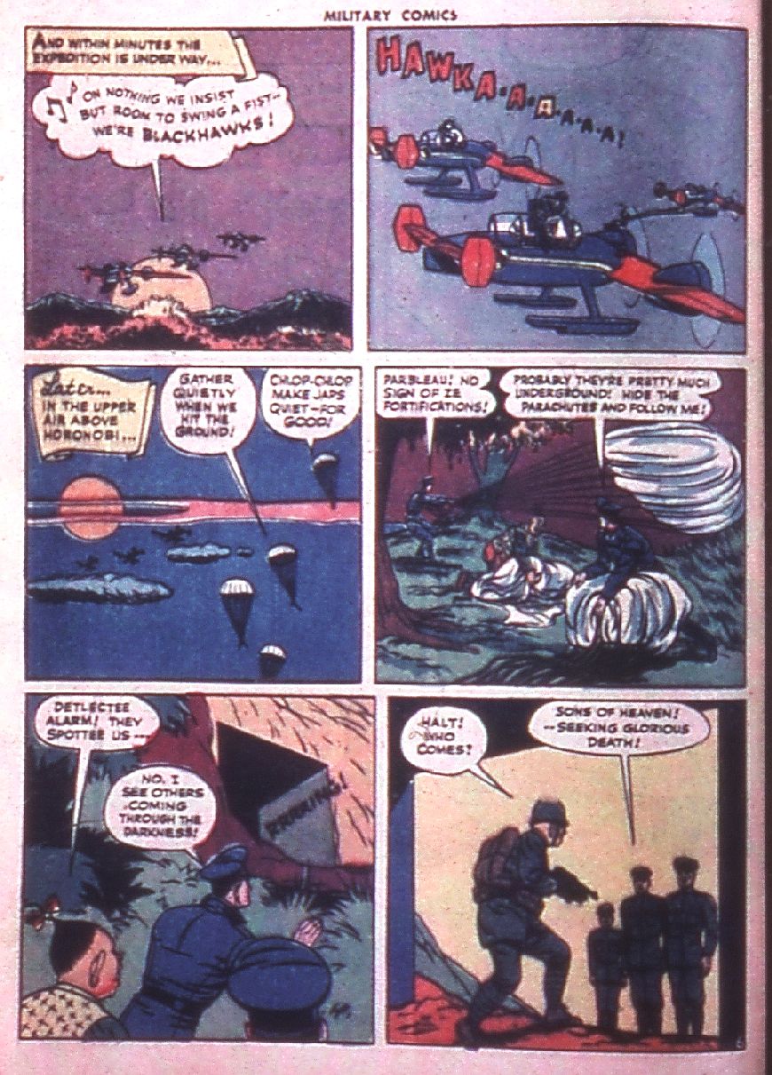 Military Comics #38 (Quality Comics), page 8. Public domain (US).