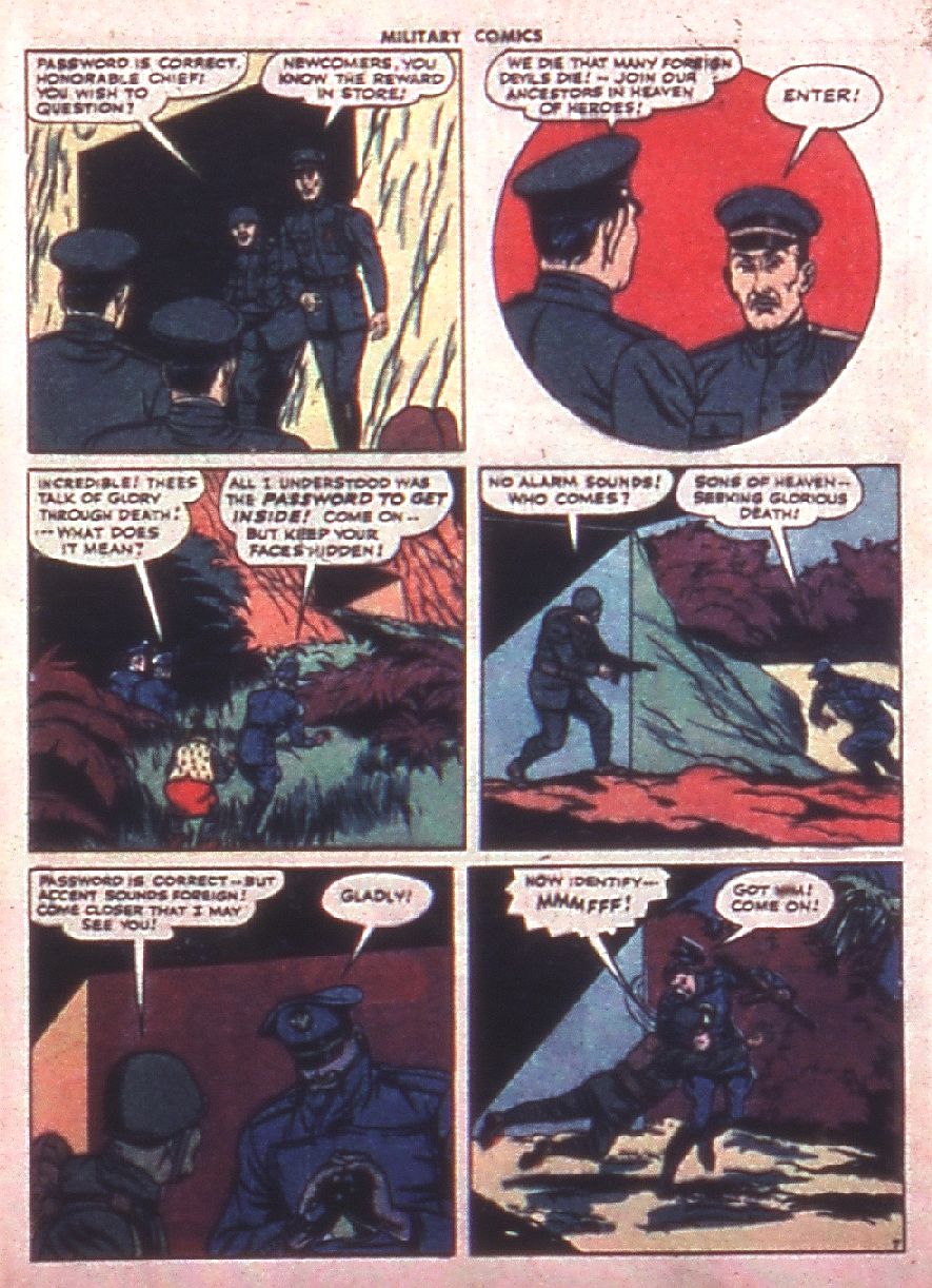 Military Comics #38 (Quality Comics), page 9. Public domain (US).
