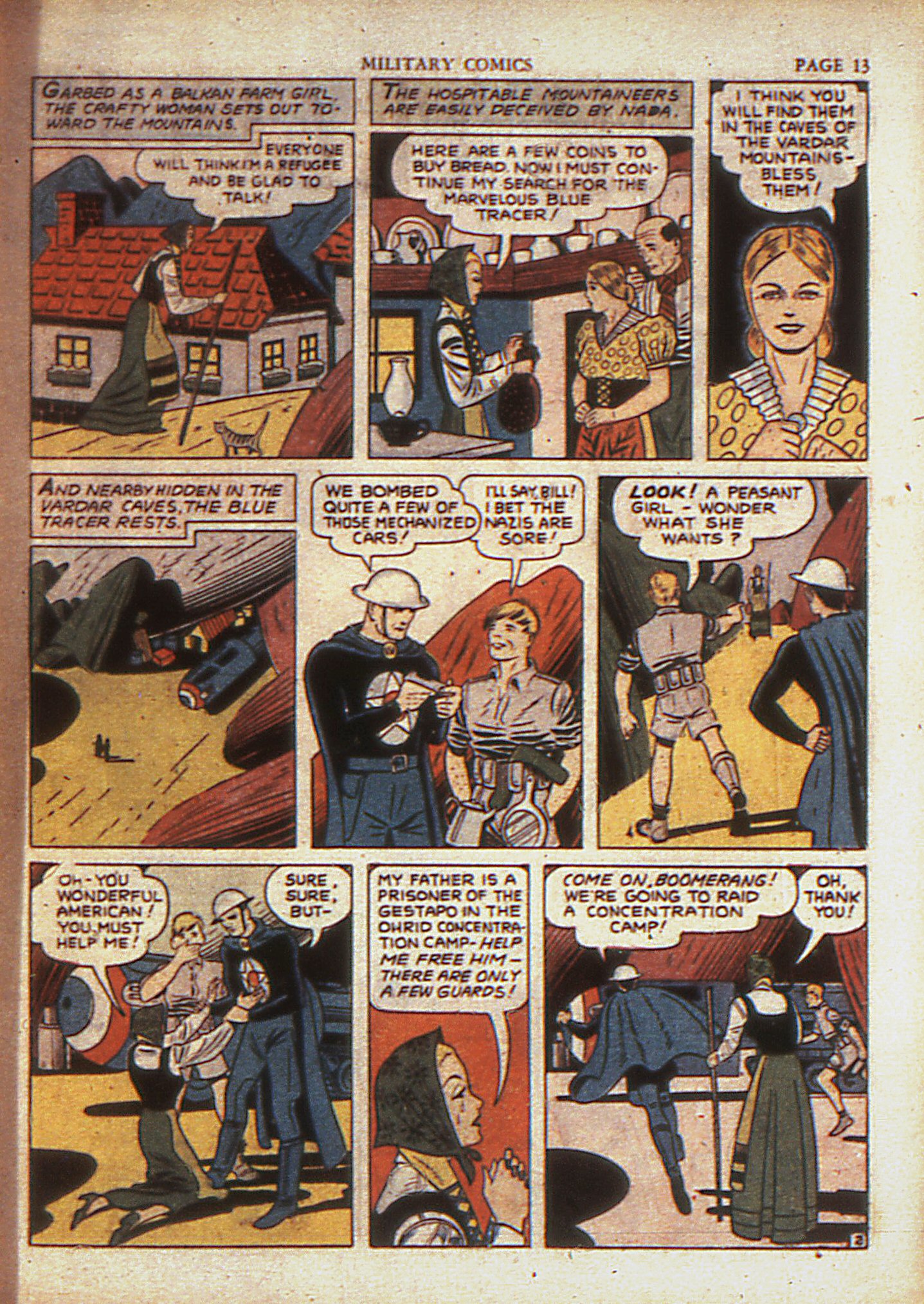 Military Comics #4 (Quality Comics), page 15. Public domain (US).