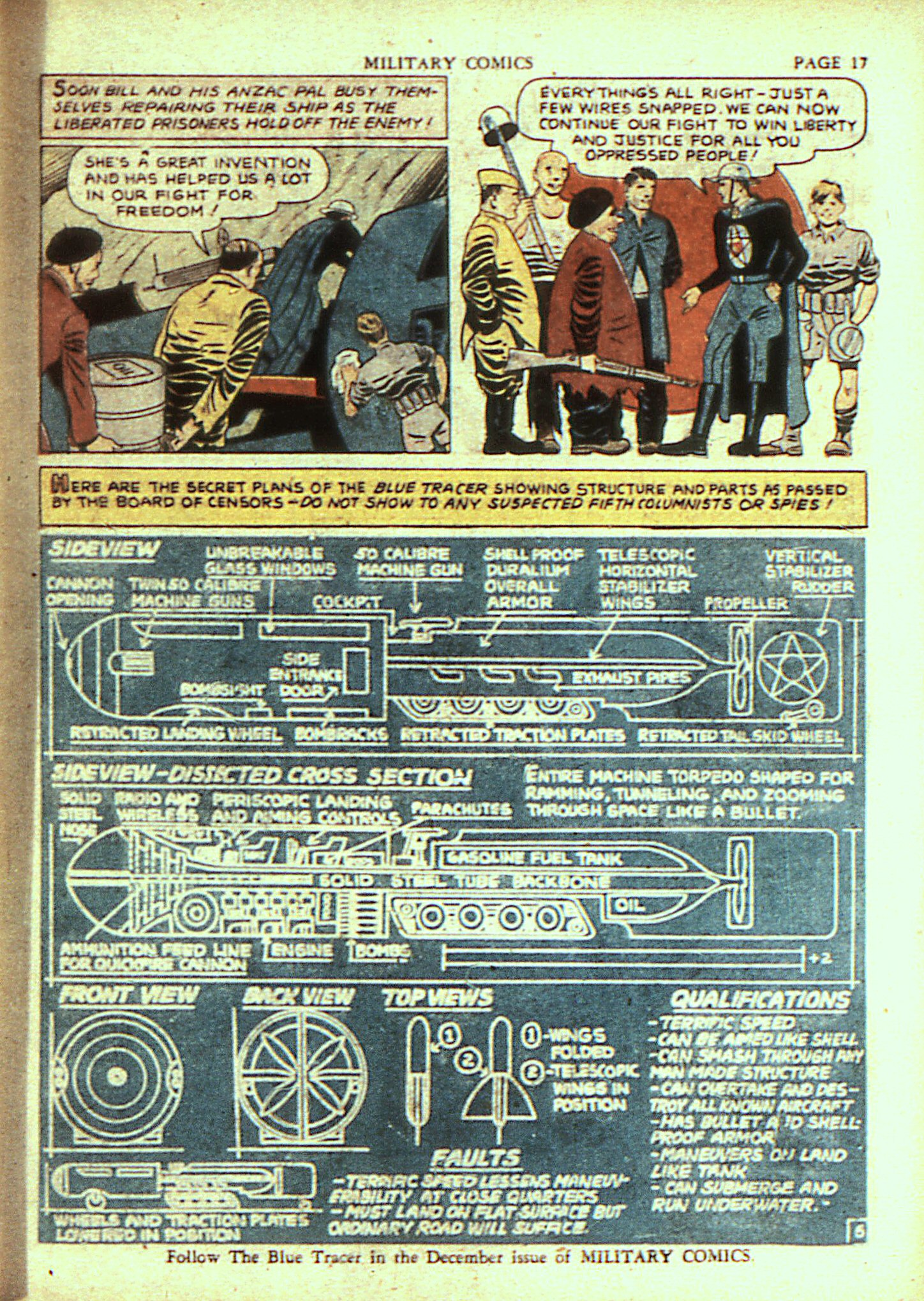 Military Comics #4 (Quality Comics), page 19. Public domain (US).