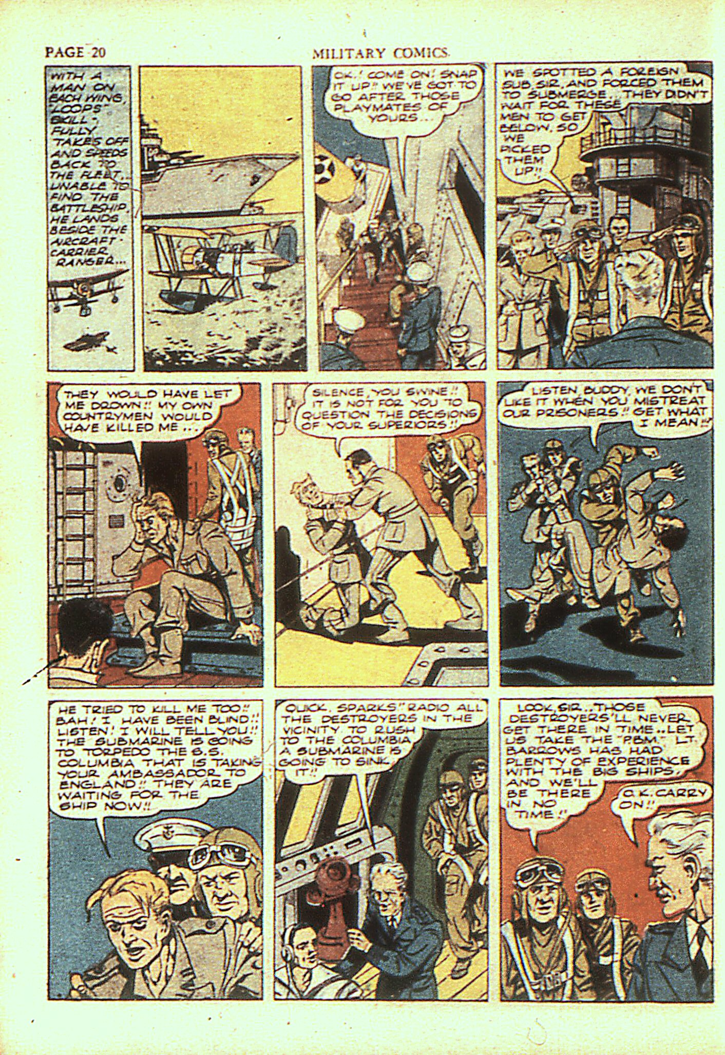 Military Comics #4 (Quality Comics), page 22. Public domain (US).